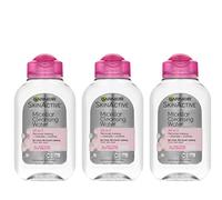 Garnier SkinActive Agua de limpieza micelar para todo tipo de piel, 3.4 onzas líquidas, 3 unidades