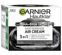 Garnier SkinActive AH BHA - Crema facial matificante Air Cream para pieles propensas a impurezas, SkinActive AH BHA con carbón 3 en 1, 50 ml