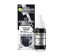 Sérum con carbón y un 4 % de AHA, BHA y niacinamida Skinactive de Garnier para exfoliar y refinar la textura de la piel (30 ml)