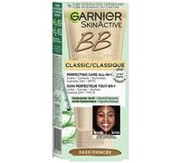 GARNIER SkinActive BB Cream Clásica Tono Oscuro. Hidratante Todo en Uno con Color con SPF15 Ácido Hialuronico,Extracto de Aloe Vera y Pigmentos Minerales,Hidrata, Unifica, Corrige e Ilumina piel- 50ML