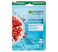 Garnier SkinActive Mascararilla Facial Tejido HydraBomb Energizante, 28 g | Acción Hidratación Intensa para Una Piel Más Fresca y Revitalizada, Aspecto Saludable, SkinActive