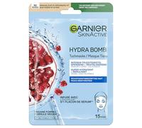 Garnier Mascarilla facial Hydra Bomb – Extracto de granada – Hidrata y rellena – Pack 4 unidades