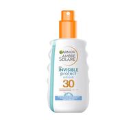 Garnier Spray de protección solar SPF30, crema solar invisible e impermeable con efecto refrescante, Ambre Solaire Invisible Protect Refresh, 1 x 200 ml