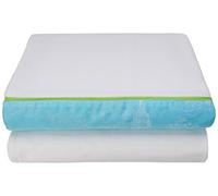 Garnier Thiebaut 32458 Bon Voyage sábana algodón, 300 x 240 cm, Color Azul Turquesa