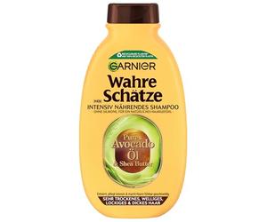 Garnier True Tesoros Champú Intenso Nutritivo Aceite de Aguacate Puro y Manteca de Karité
