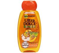 Garnier Ultra Dolce Niños Albaricoque y Flores de Algodón Champú 2 en 1 para niños, 250 ml