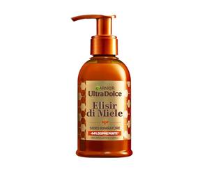 Garnier Ultra Dolce - Suero reparador para cabello dañado, doble extremo, 94% reducido, enriquecido con miel de acacia, elixir de miel, 115 ml