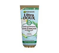 Garnier Ultra Doux - Acondicionador sin enjuague, agua de coco y aloe, 200 ml