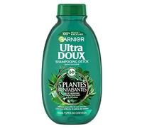 Garnier Ultra Doux - Champú limpiador con 5 plantas, 300 ml