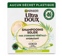 Garnier Ultra Doux Loving Blends Coconut & Aloe Vera Solid Shampoo Bar, 3 pack, Vegan Hair Cleansing Barras, Sin Silicone Free, Compact Hair Care Format, 3 x 60 g