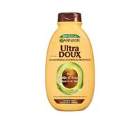 Garnier Ultra Soft - Champú para cabello seco, rizado a rizado, aceite de aguacate y manteca de karité - Textura cremosa y cremosa - 300 ml - Hombre y Mujer