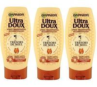 Garnier - Ultra Soft Tesoros de miel - acondicionador del pelo quebradizo - juego de 3