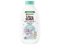 GARNIER Ultra Suave Champú + Acondicionador 2 en 1 para Niños Hipoalergénico con Leche de Avena 400 ml - Sin Lágrimas y Sin Aclarado - Ideal para Cabello Delicado