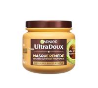 Garnier Ultra Suave - Máscara para cabello seco, ondulado, rizado o rizado - con aceite de aguacate y manteca de karité - Textura rica y cremosa - 340 ml - Hombre y Mujer