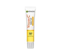Garnier Vitamin C iluminador de fluidos diarios con filtro SPF50+, invisible, 40 ml