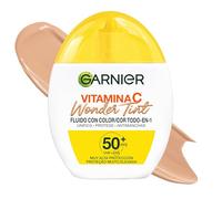 Garnier Vitamina C Wonder Tint Fluido Todo en 1 BB Cream, Tono Medio 40ml | Acción Anti -Manchas, Unificador, Textura Ultraligera, Acabado No Graso, Niacinamida, Glicerina, Vitamina C
