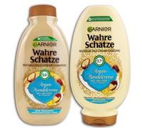 Garnier Wahre Schätze - Juego de 2 botes de champú y acondicionador (250 + 200 ml)
