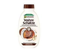 GARNIER Wahre Schätze Pflegendes Shampoo Kokosmilch & Macadamia Champú 250 ml