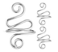 Garnring zum Häkeln,Häkelringe - 3X Finger-Häkelspannring,Garnführer-Strickring, Begleitring für Linkshänder und Rechtshänder für Hüte, Fäustlinge, Hausschuhe