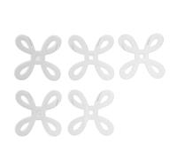 Garnspulen Acryl Klar 5 Stück Praktische Garnwickler Werkzeug Organizer für Strickarbeiten Häkeln Nähen Handarbeit Christmas Gifts