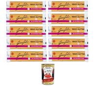 Garofalo Pasta de espaguetis senza glutine, pasta sin gluten de maíz, arroz natural y quinua 10 x 400 gr + Polpa italiana Gourmet 400 g