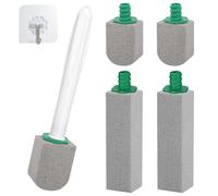 GAROMIA Piedra Pómez Limpiadora Cleaning Block WC Piedra pómez Limpiador de inodoros 4 Unidades Piedra de Limpieza con Mango Piedra pómez Piedra pómez Universal Limpiador de Inodoro Piedra pómez