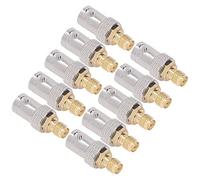 Garosa 10 Piezas Adaptador de Cable Coaxial RF SMA Hembra a BNC Hembra Conector de Cable Coaxial OFC 50 Ohmios para GPS WiFi Enrutador Receptor Escáner Transmisor de Radio Uso de Antena