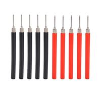 Garosa 10 Pines de Sonda de Prueba, Aguja de Prueba de Conexión de Tornillo para Multímetros, Pruebas de Voltaje, Nominal de hasta 24 A