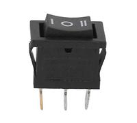 Garosa 10 Uds KCD1 Mini Interruptores Basculantes, Resistentes Al Calor 3 Pines 3 Posiciones para Electrodomésticos, Diseño de Interruptor Duradero Confiable