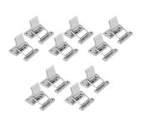 Garosa 10 Uds. Pestillos de Cerrojo, Pestillo de Palanca de Acero Inoxidable para Reemplazo de Cerradura de Puerta de Gabinete, Ideal para Cajas y Barriles