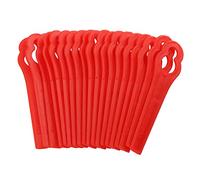 Garosa 100 uds Cuchillas de Repuesto para Cortacésped FRT18A FRT20A1 Art 46155 - Cuchillas Cortador de Césped Plástico Alta Resistencia - Cutter Blade Segadora Recambio Original