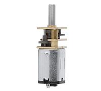 Garosa 12FN20 Motor de Engranaje de Rueda Dentada Motor de Engranaje de Reducción de Velocidad de Acero Inoxidable DC 6V 40RPM Eje de Salida de 3 X 10 Mm para Cerraduras de Puertas Cortinas Máquinas