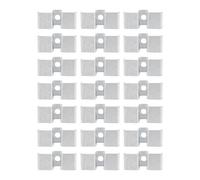 Garosa 25 Abrazaderas de Rejilla, Abrazaderas de Acero Galvanizado con Diseño de Orificio Ovalado para Sistemas de Drenaje de Pisos Industriales, Entrepisos, Pasarelas, Peldaños de