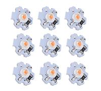 Garosa 25 Chips LED AXD-1W-5V, Bombilla con Chip de Aluminio, Brillo de 200 Lm para Accesorios de Iluminación de Bricolaje, Ideal para Linternas y Focos (PINK)