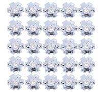 Garosa 25 piezas de cuentas de lámpara LED 5V chips LED 200LM 1W SMD de alta potencia bombilla de luz de chip de lámpara LED para exposición de estudio en el hogar Foodlight (Luz azul 455460NM)