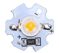 Garosa 25 Piezas de Cuentas de lámpara LED 5V Chips LED 200LM 1W SMD de Alta Potencia Bombilla de luz de Chip de lámpara LED para exposición de Estudio en el hogar Foodlight (Luz Amarilla 588590NM)