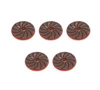 Garosa 5 Uds Amoladora Angular Muela 200 Grano M10 Interfaz Espiral Disco de Pulido para Metal Piedra Hormigón Mármol