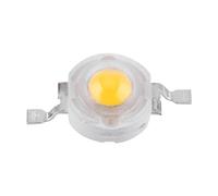 Garosa 50 Uds. SMD 1W Cuentas de Lámpara LED Blanca Cálida, Chip de Luz de Aluminio para Foco con bajo Consumo de Energía 50000 Horas de Vida útil (Blanco cálido)