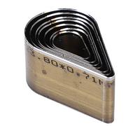 Garosa 7 Uds Molde de perforación de Cuero 20-50mm un Agujero Hueco Forma de Gota Herramienta para Manualidades DIY para Correa Bolsa cinturón fabricación de Billetera