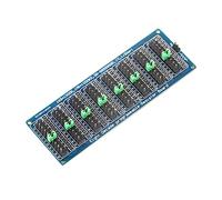 Garosa 8 Sección placa de resistencia programable 0.1R a 99.1Ω Paso Precisión 1-2W Tolerancia +/- 1% Resistencia SMD con bloque de terminal de tornillo para experimentos educativos