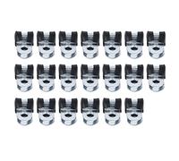 Garosa Abrazaderas de Cable de Acero Inoxidable 304, Abrazadera de Tubo de Aro Tipo R Duradera con Tira de Goma, Resistente para Cables y Tuberías (6MM)
