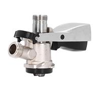 Garosa Acoplador para Barril de Cerveza Acero Inoxidable y Latón Niquelado Tipo D Grifo para Barril de Cerveza G5 8 Rosca Macho Puerto de 8 Mm para Dispensación de Barriles de Uso en Barra de