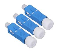 Garosa Adaptador de Conector de Fibra óptica Paquete de 3 SC Macho a FC Hembra Adaptador Convertidor de Fibra óptica Cerámica y Metal PC UPC 1200 a 1600 NM para Medidor de Potencia VFL