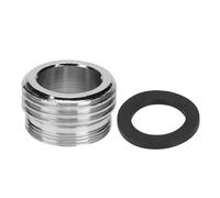 Garosa Adaptador de Grifo Desviador de Grifo de Cocina Adaptador de Fregadero a Manguera de Jardín Latón Cromado Rosca Doble 15/16-27 Macho 55/64-27 Hembra a 3 4 MGH para Enfriador de