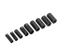 Garosa Adaptador de Pinza de Enrutador, Acero Al Carbono, Convertidor de Mandril de Conector de 9 Piezas para Herramientas de Perforación y Máquinas CNC