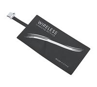 Garosa Adaptador de Receptor de Carga Inalámbrica 2 Piezas Receptor de Cargador USB C con Silicona Autoadhesiva Tecnología de Microchip Inteligente Rápida Ligero Portátil para Teléfonos