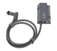 Garosa Adaptador Ethernet Satelital Adaptador de Internet para Antena Rectangular RJ45 de Alta Velocidad de 1000 Mbps para, Material de Cobre Rojo ABS, Integración Red Doméstica,