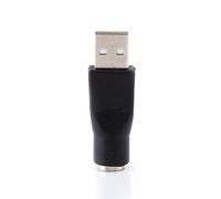 Garosa Adaptador USB a, Paquete de 2, Convertidor Universal USB .0 a PS/para Teclado y Ratón, Adaptador Compacto de Intercambio en Caliente Plug and Play para PC, Portátil y Escritorio