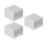 Garosa Aletas de Refrigeración Kit de Disipador de Calor de Aluminio de 8 Piezas para Componentes de Alimentación LED de CPU Refrigeración Eficiente de 40x40x30 Mm para Computadoras Electrónicas