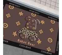 Garosa Alfombra de Baño, Alfombra de Baño Antideslizante de Fuerte Absorción de Agua, Barro de Diatomeas Antideslizante para el Hogar, Cocina, Hotel (50x80cm)